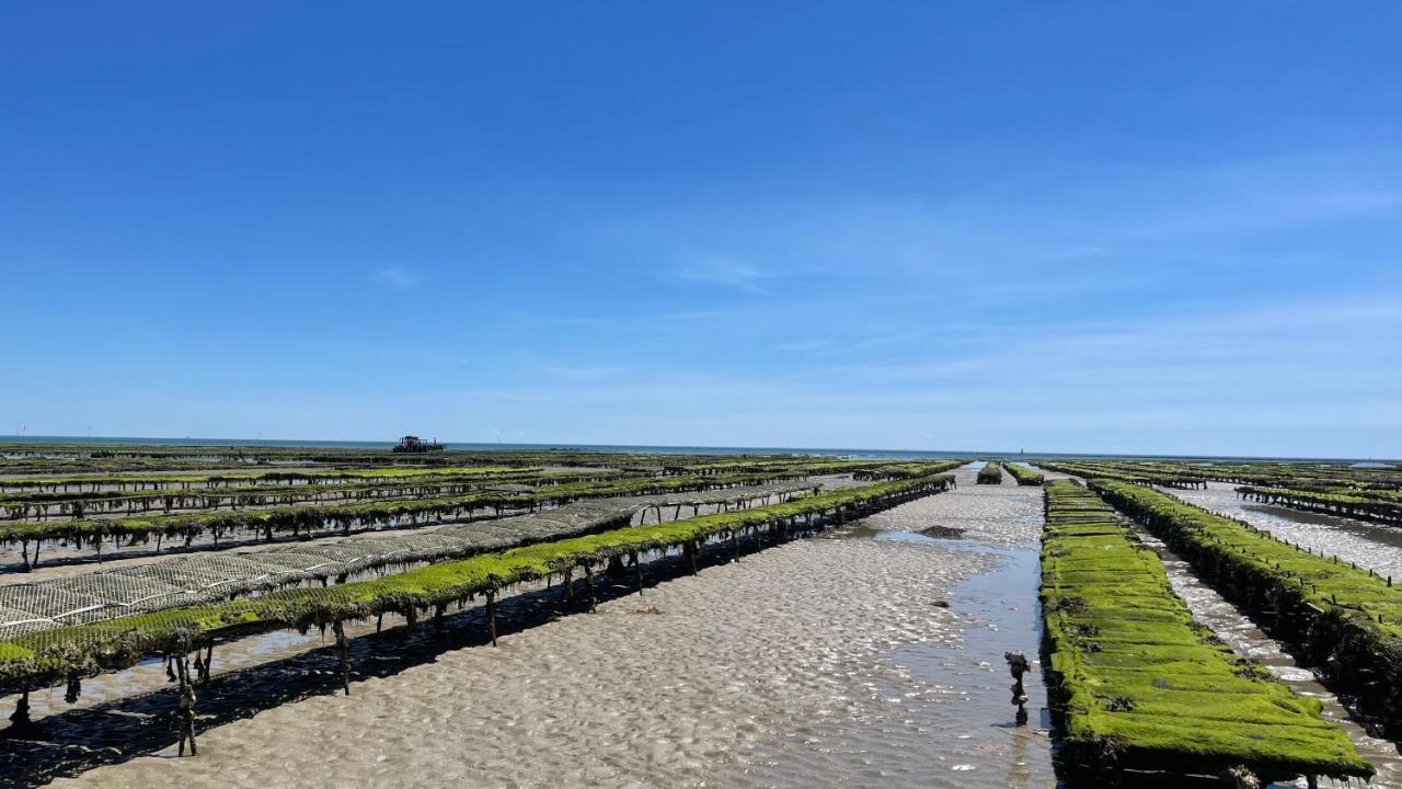 Maison Sur La Plage Avec Vue Mer Panoramique Le Martray Exterior foto