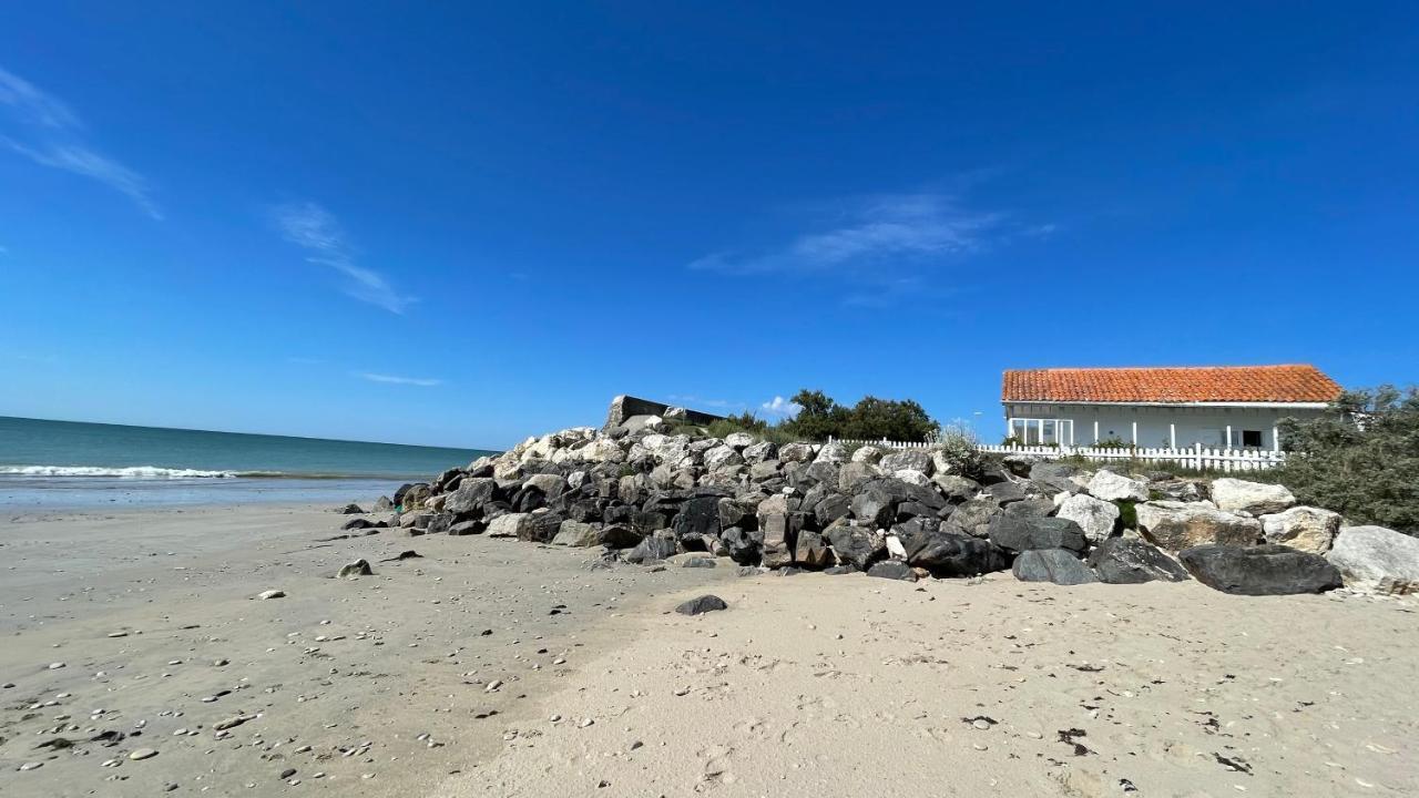 Maison Sur La Plage Avec Vue Mer Panoramique Le Martray Exterior foto