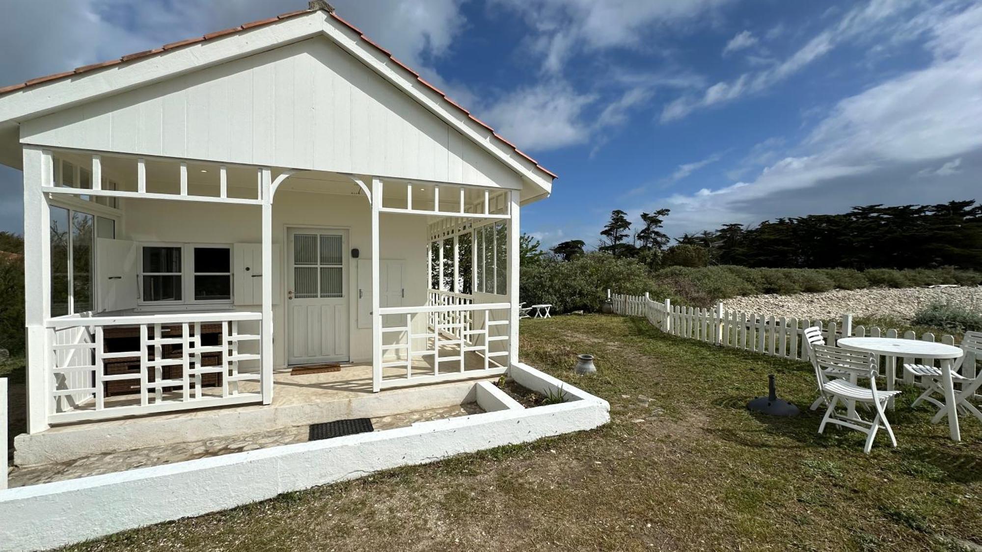 Maison Sur La Plage Avec Vue Mer Panoramique Le Martray Exterior foto